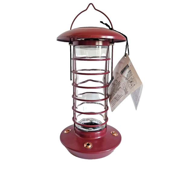 Modern Farmhouse Solar Light Hummingbird Feeder 24 Oz - Picture 4 of 9